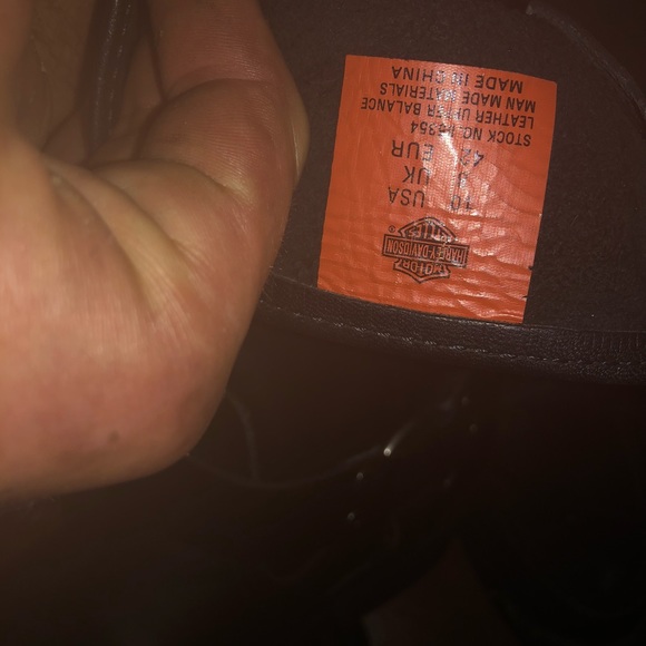 Harley Davidson motorcycle boots - Picture 3 of 5